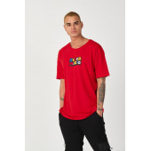 Maksim 21543 футболка мужская "Super Mario" красный  
