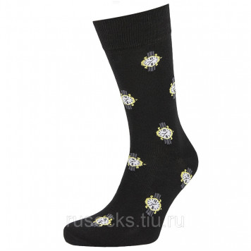 Rusocks M3-13018 носки мужские Часы Черный р.25-27